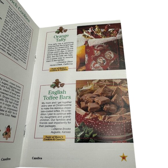 Best-Ever Christmas Cookies & Candies Taste Of Home Recipe Book - Picture 5 of 6